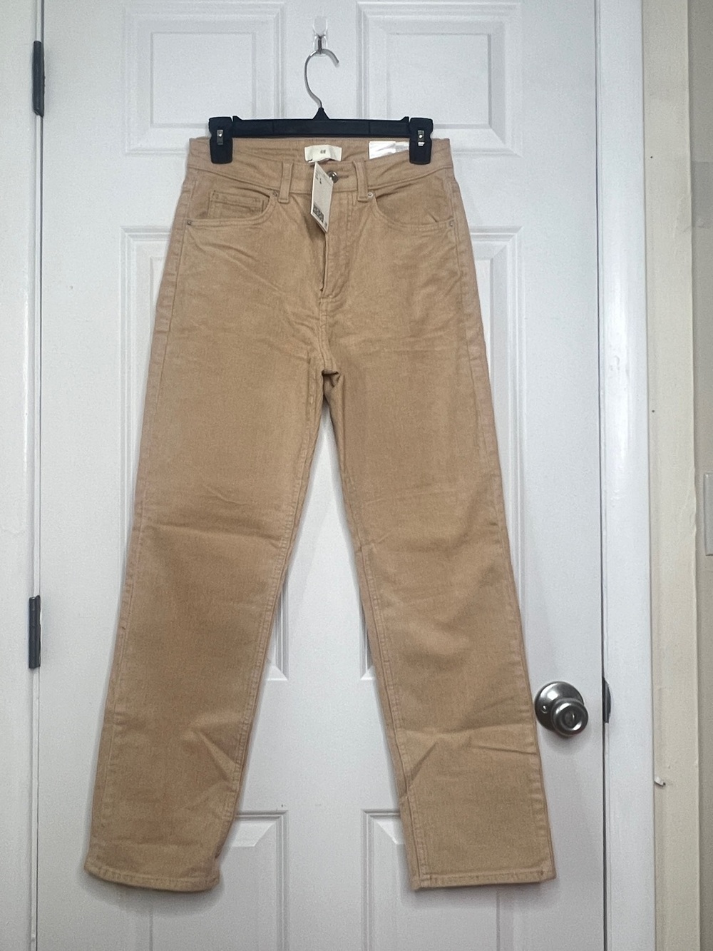 H&M Corduroy Straight-Leg pants (womens)